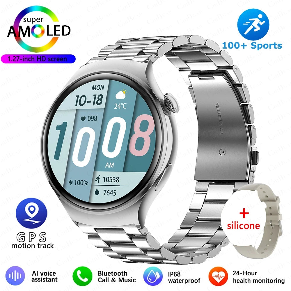 2025 GPS NFC Smartwatch for Women – Heart Rate & Oximetry Tracker