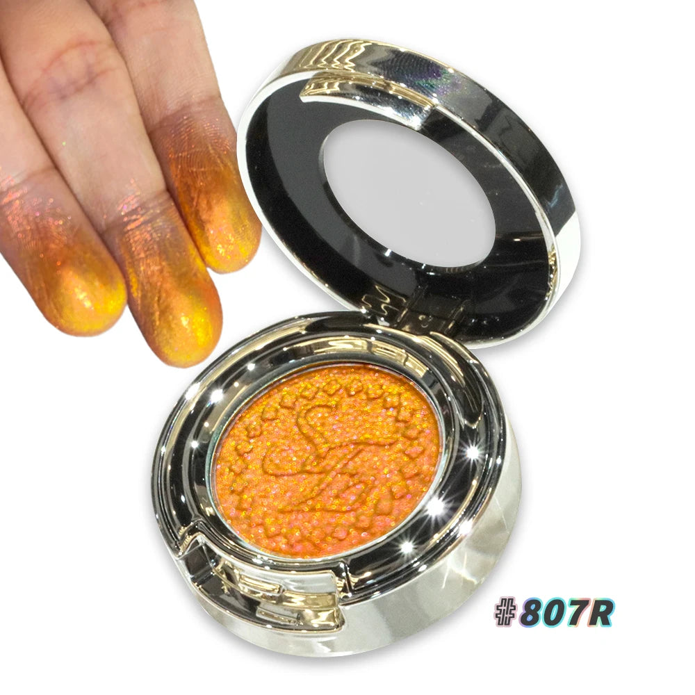 High-Pigment Multichrome Pearly Shimmer Eyeshadow – Long-Lasting