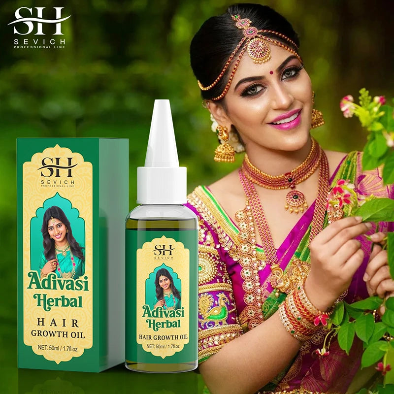 Ayurvedic Hair Growth Oil – Organic Hair Regrowth & Anti-Hair Loss