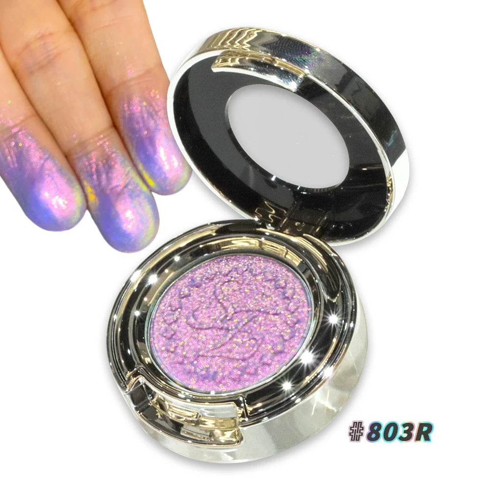 High-Pigment Multichrome Pearly Shimmer Eyeshadow – Long-Lasting