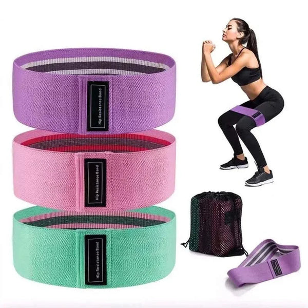 8cm Resistance Hip & Booty Bands – Glute and Thigh Workout Bands