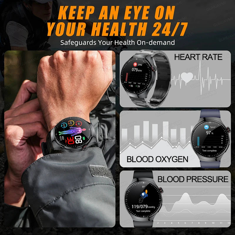 2025 Nursing-Grade Smartwatch – Health & Vital Signs Monitor