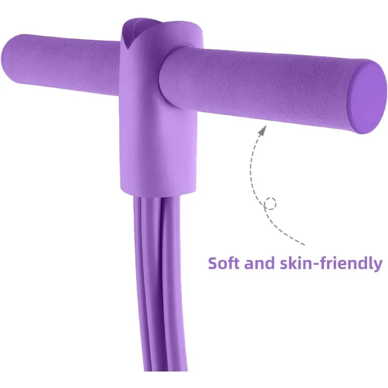 4-Level Resistance Band Tensioner – Home Fitness Equipment for Abs & Core